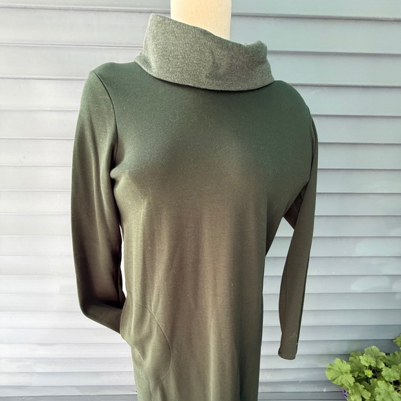 J Jill Colorblock Cowl Neck Tunic - Picture 1 of 4
